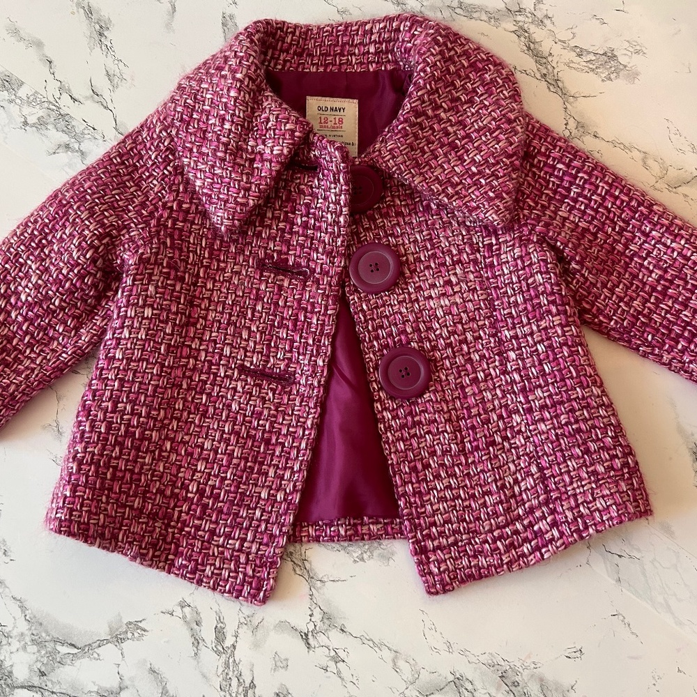 Pink Tweed Old Navy